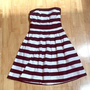 WhiteHouse/BlackMarket striped party dress